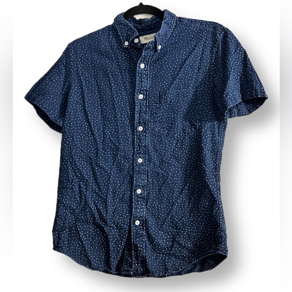 Madewell Navy Button Down Shirt XS